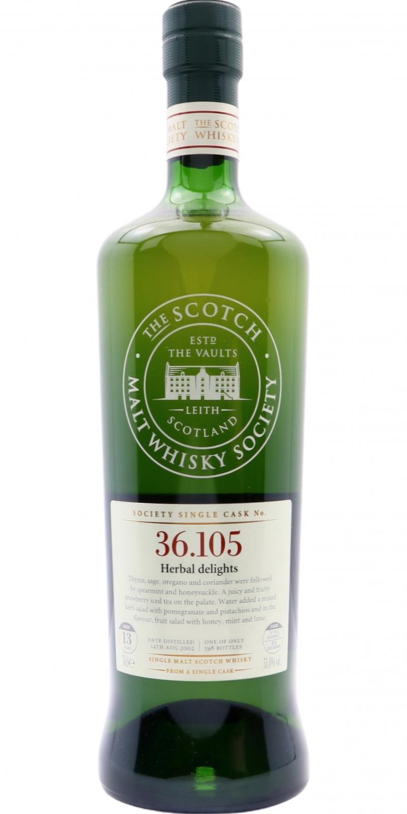 Benrinnes 2002 SMWS 36.105 Herbal delights