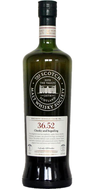 Benrinnes 2002 SMWS 36.52 Cheeky and beguiling