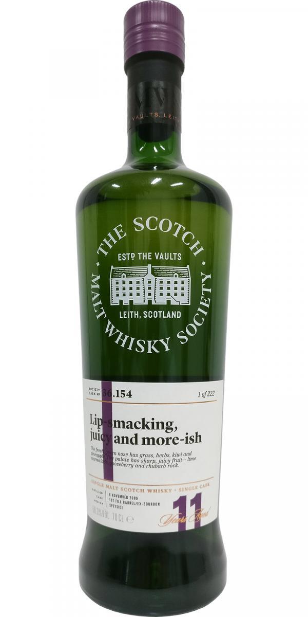 Benrinnes 2006 SMWS 36.154 Lip-smacking, juicy and more-ish