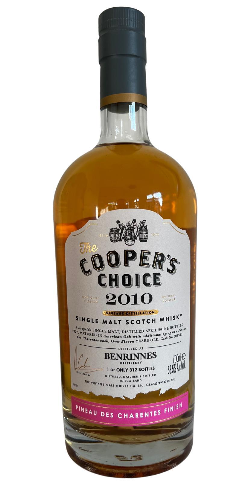 Benrinnes 2010 VM The Cooper's Choice