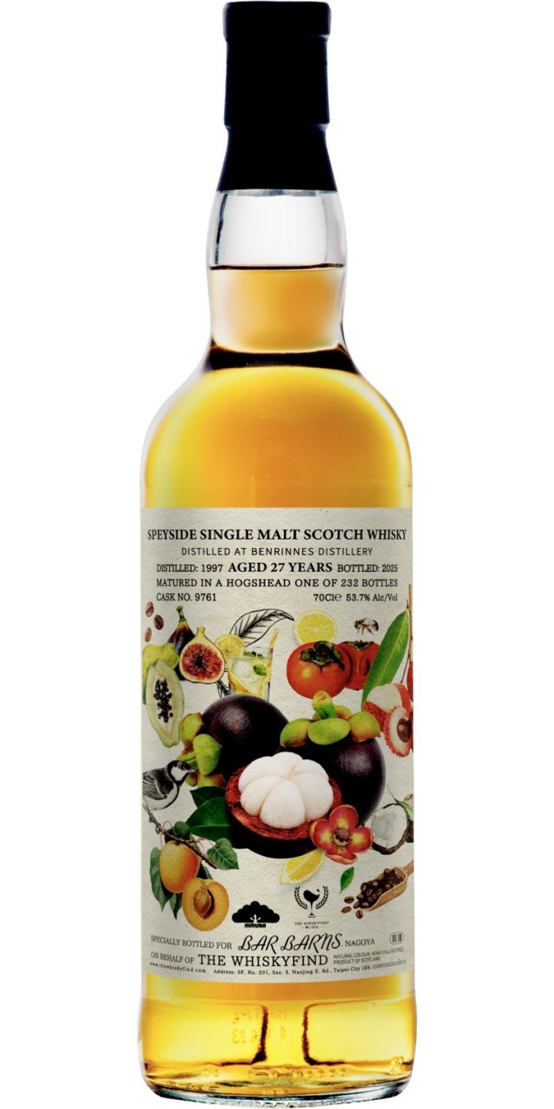 Benrinnes 1997 TWf Bar Talk