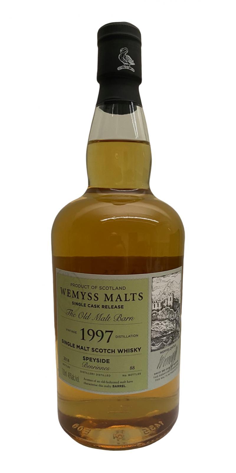 Benrinnes 1997 Wy The Old Malt Barn