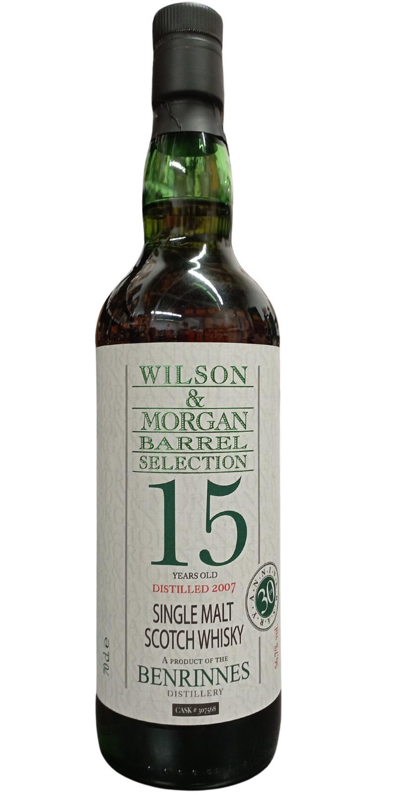 Benrinnes 2007 WM Barrel Selection - Cask Strength