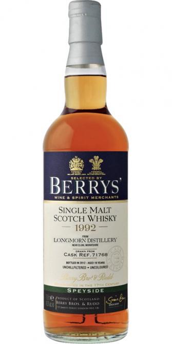 Longmorn 1992 BR Berrys'