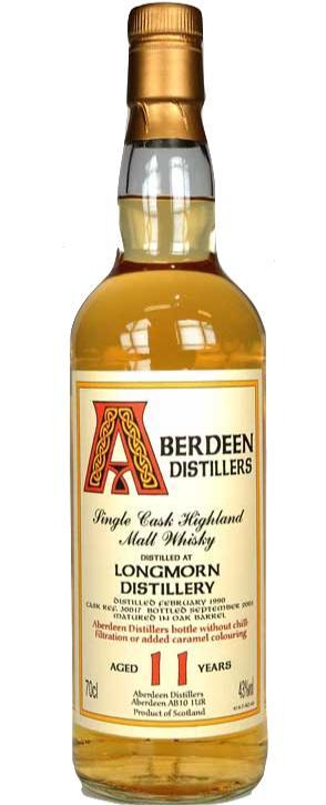 Longmorn 1990 BA Aberdeen Distillers
