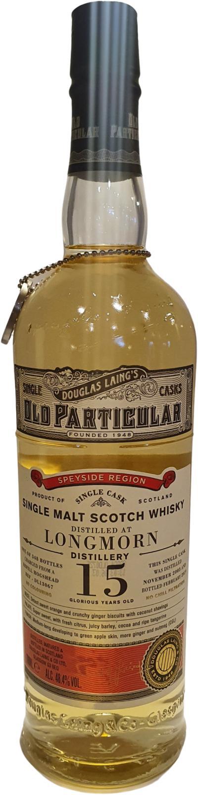 Longmorn 2003 DL Old Particular