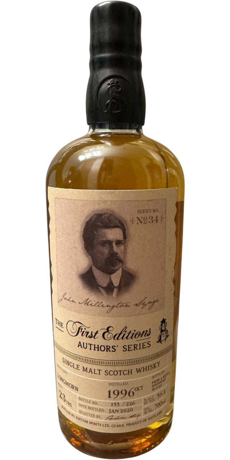 Longmorn 1996 ED The First Editions - Authors' Series