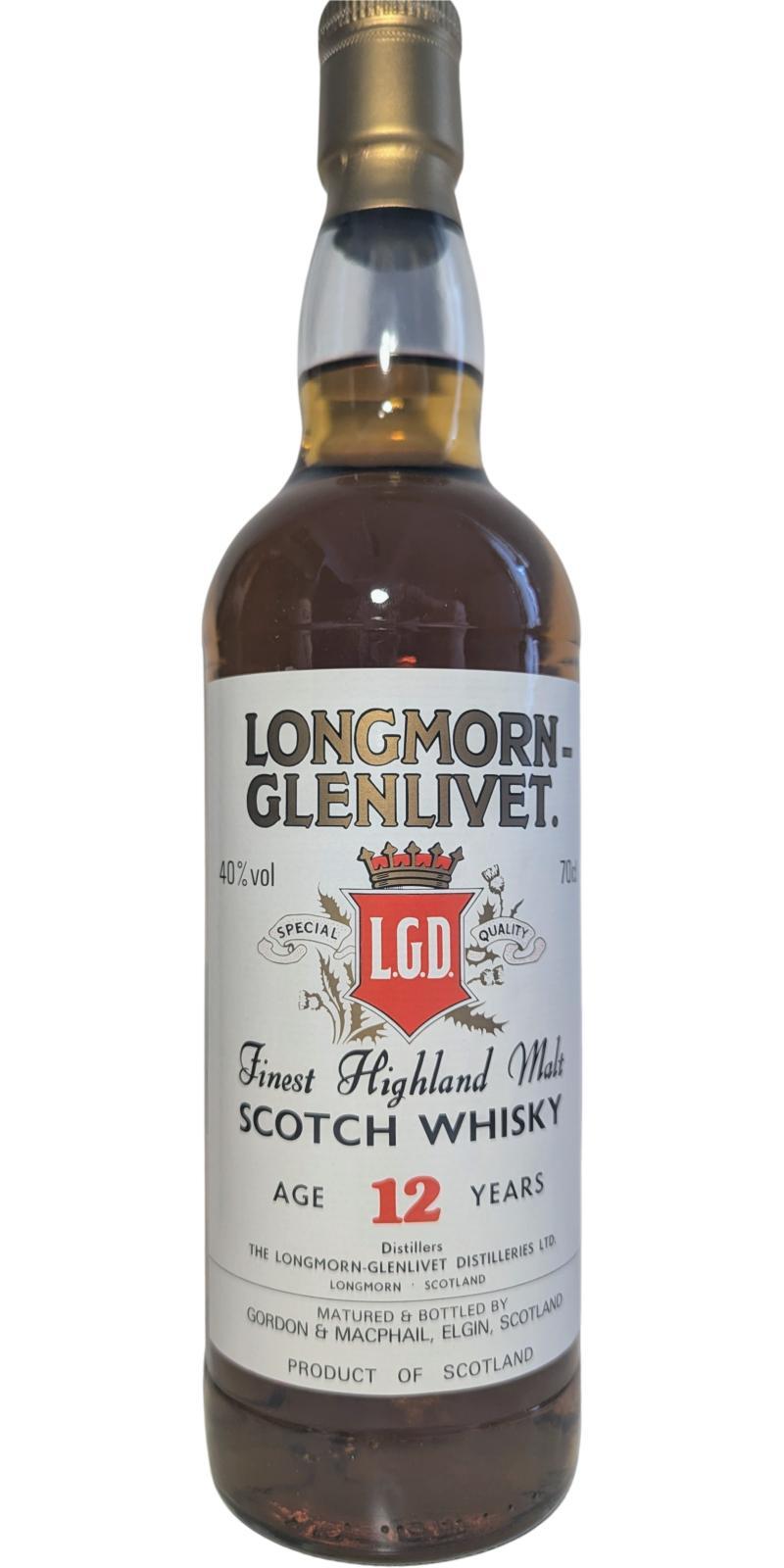 Longmorn 12-year-old GM Finest Highland Malt
