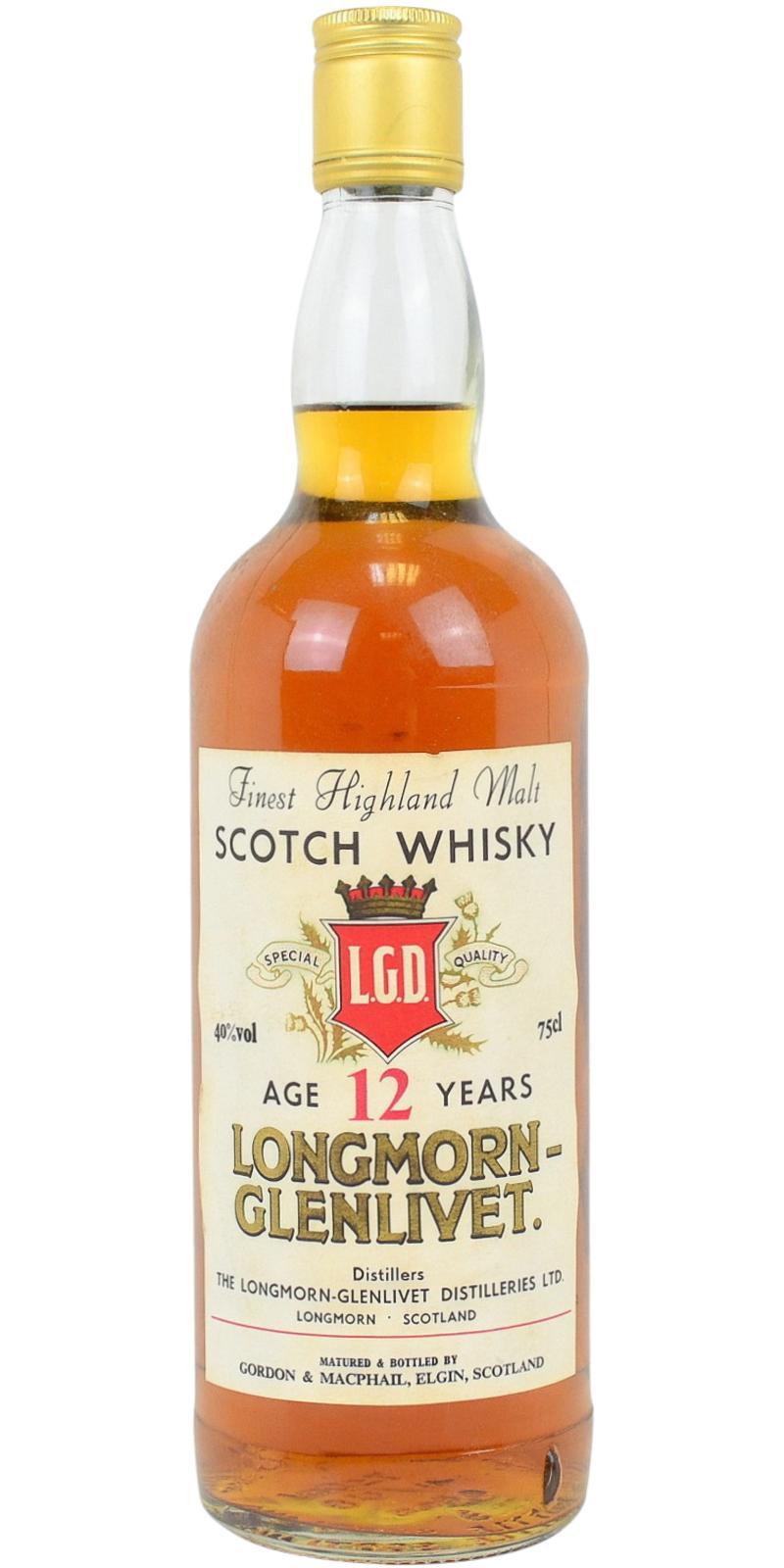 Longmorn 12-year-old GM Finest Highland Malt Scotch Whisky