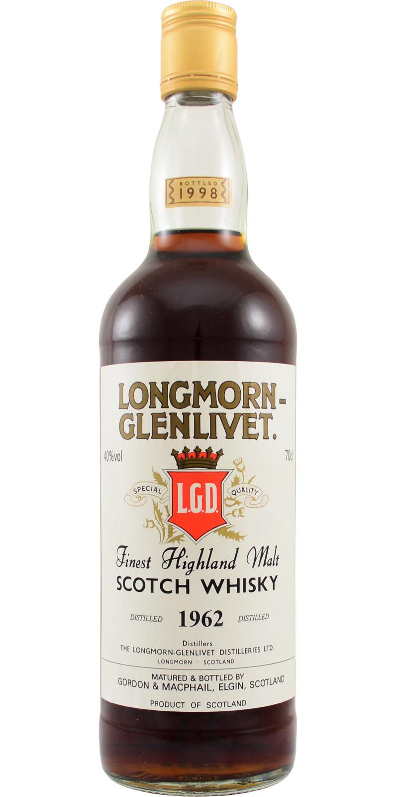 Longmorn 1962 GM Licensed Bottling