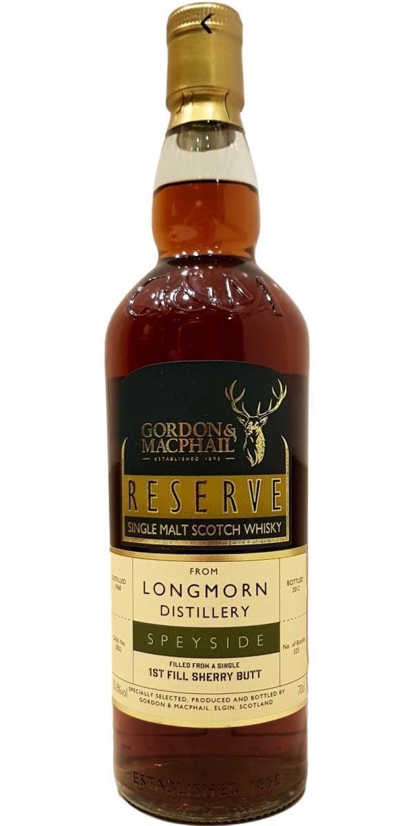 Longmorn 1968 GM Reserve