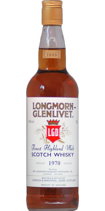 Longmorn 1970 GM Licensed Bottling