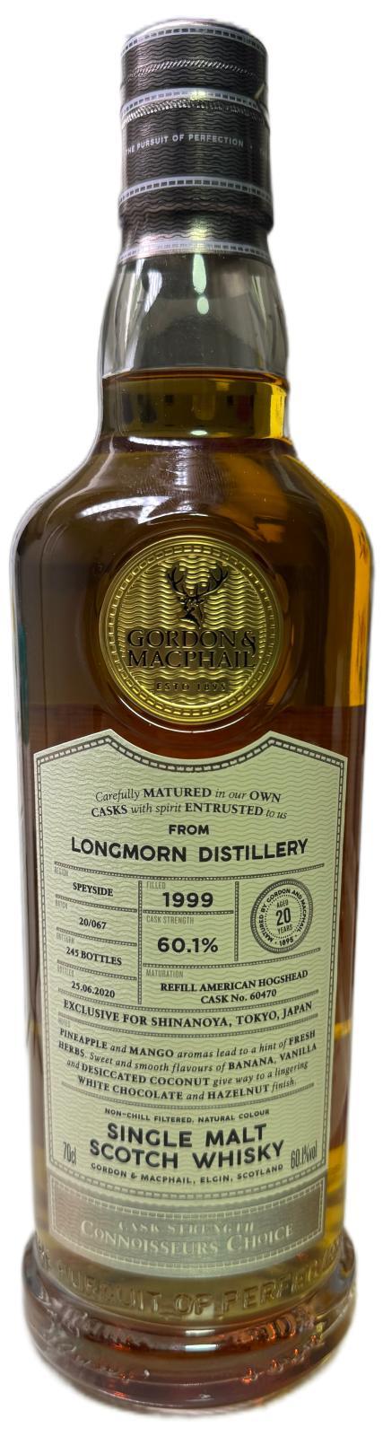 Longmorn 1999 GM Connoisseurs Choice - Cask Strength