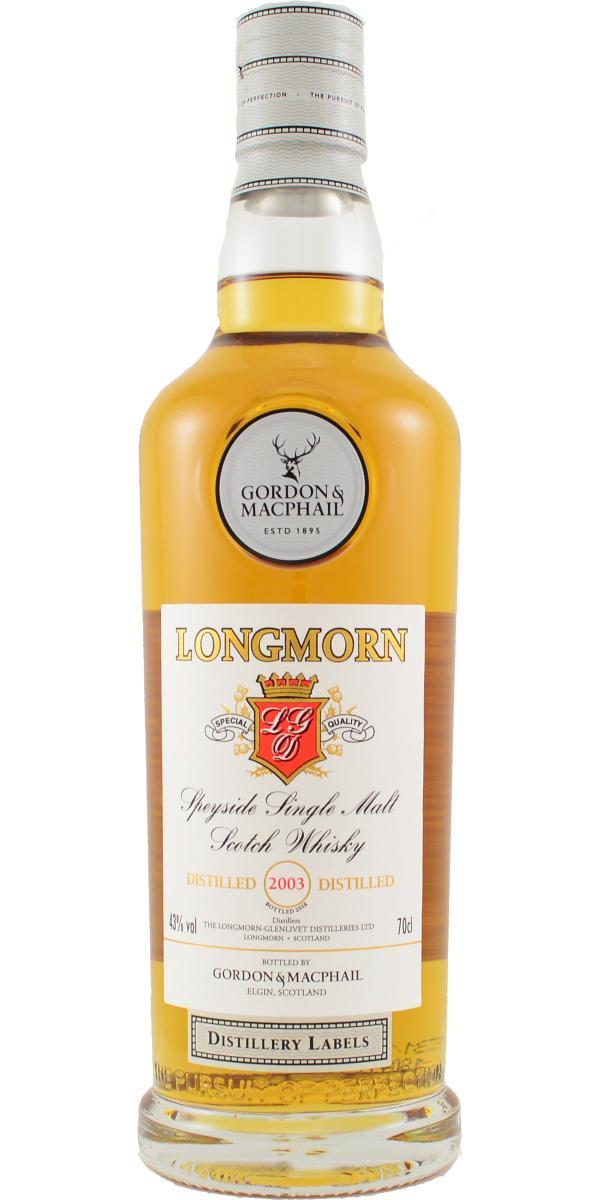 Longmorn 2003 GM Distillery Labels