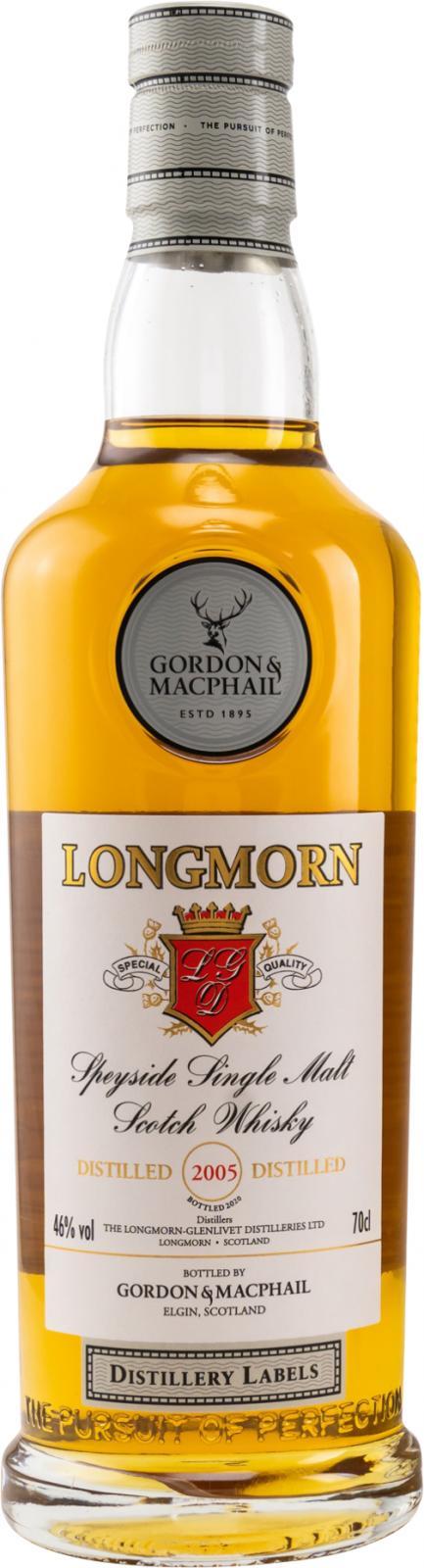 Longmorn 2005 GM Distillery Labels