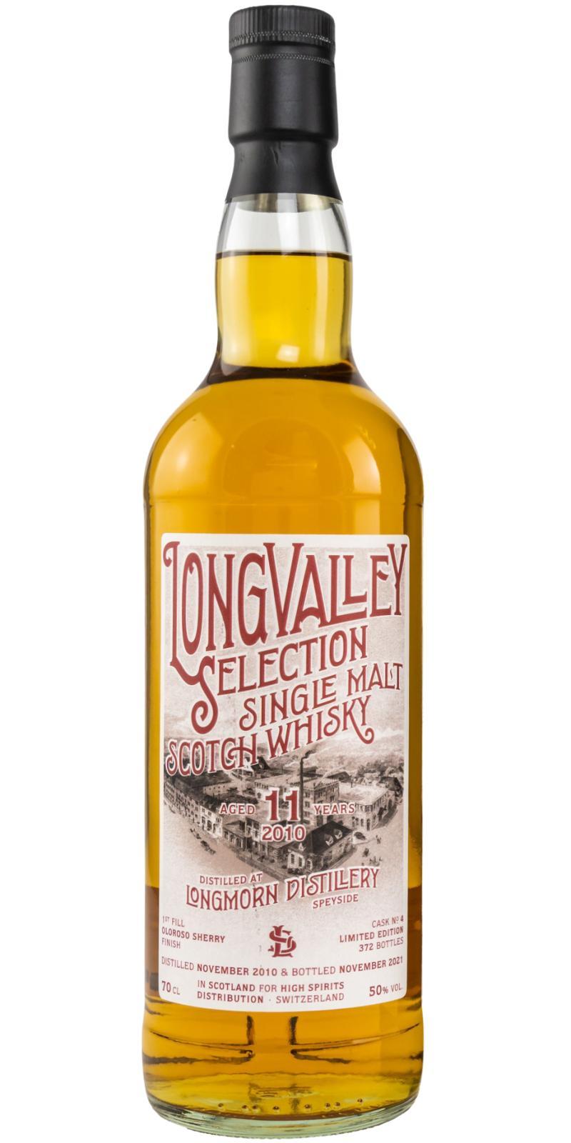 Longmorn 2010 HSD Longvalley Selection