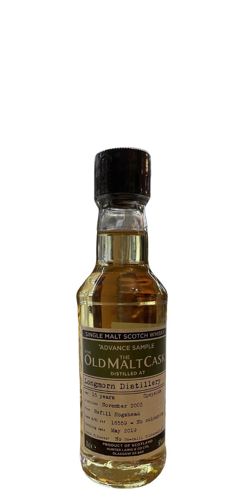 Longmorn 2003 HL Advance Sample for the Old Malt Cask