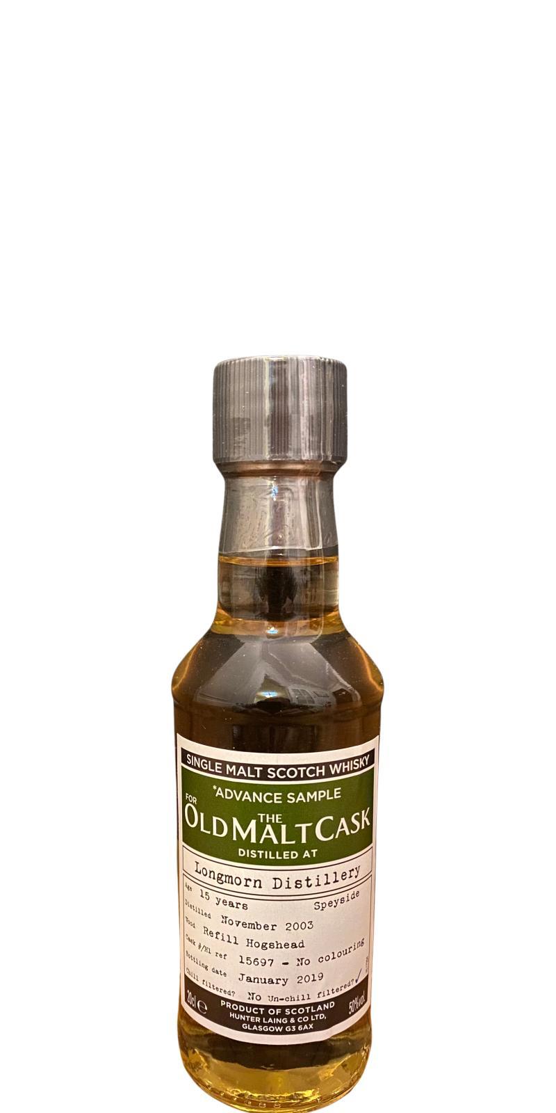 Longmorn 2003 HL Advance Sample for the Old Malt Cask