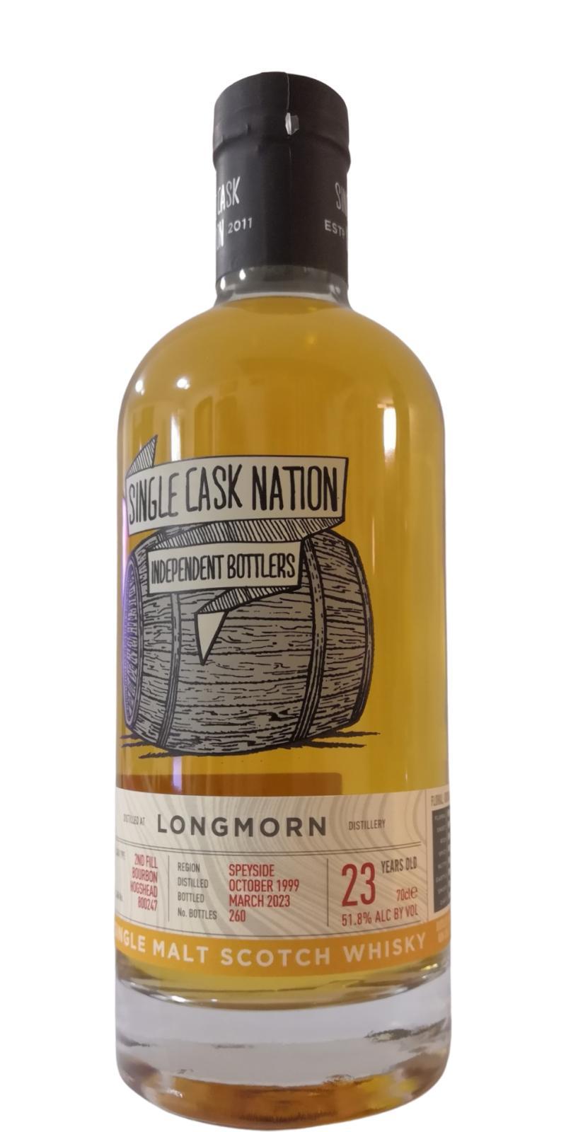 Longmorn 1999 JWC Single Cask Nation