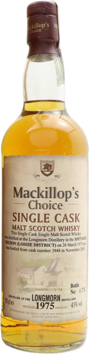 Longmorn 1975 McC Single Cask