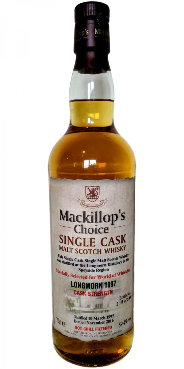 Longmorn 1997 McC Single Cask - Cask Strength