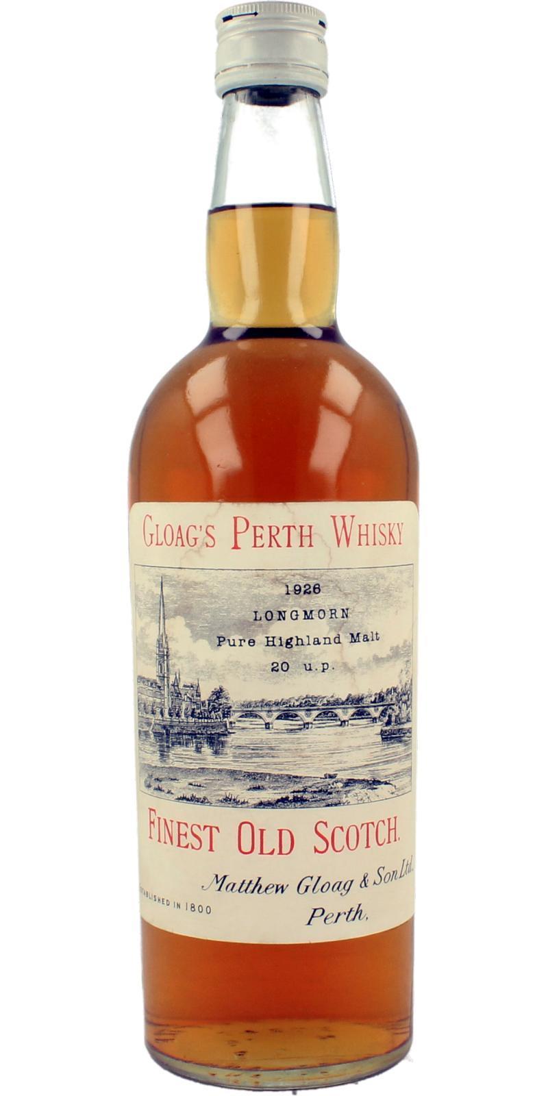 Longmorn 1926 MG&S Pure Highland Malt