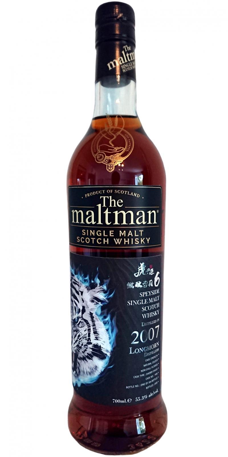 Longmorn 2007 MBl The Maltman