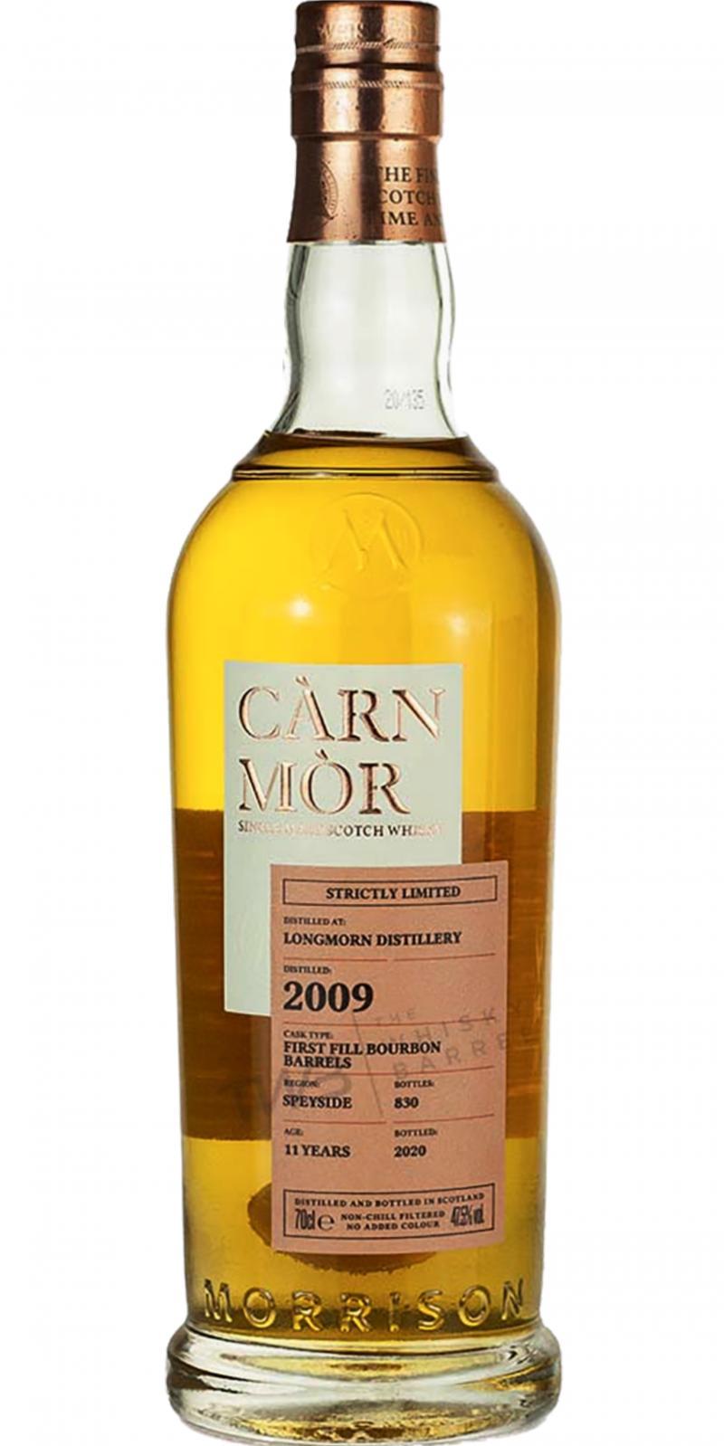 Longmorn 2009 MSWD Càrn Mòr - Strictly Limited