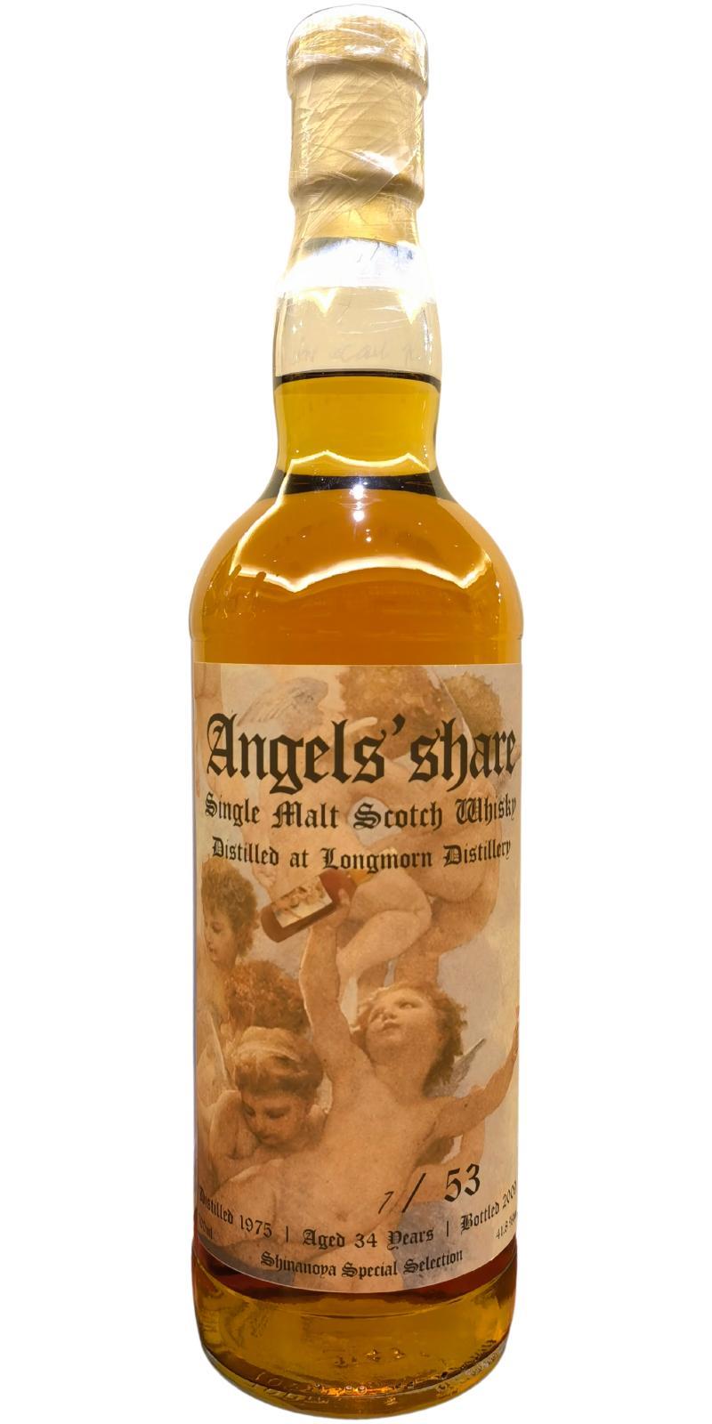Longmorn 1975 Shi Angels' Share