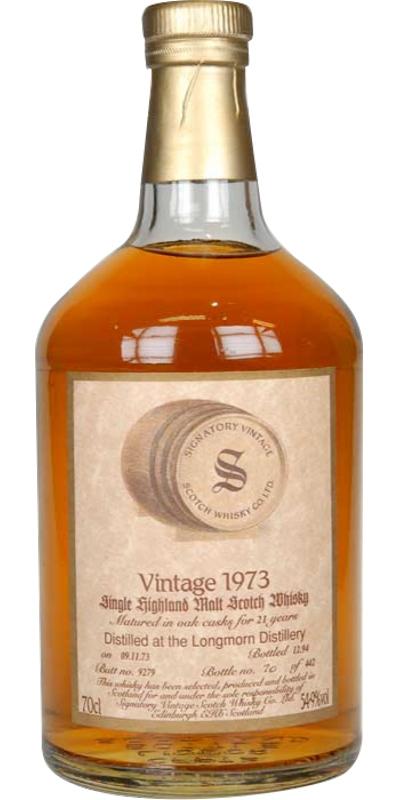 Longmorn 1973 SV Vintage Collection - Dumpy