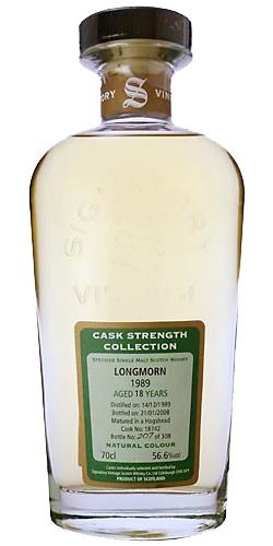 Longmorn 1989 SV Cask Strength Collection