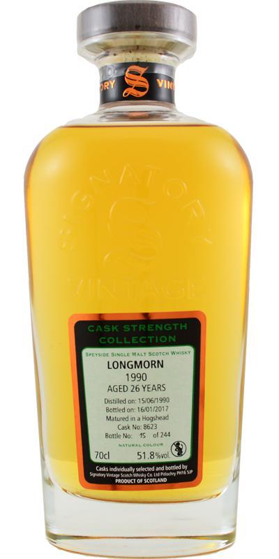 Longmorn 1990 SV Cask Strength Collection