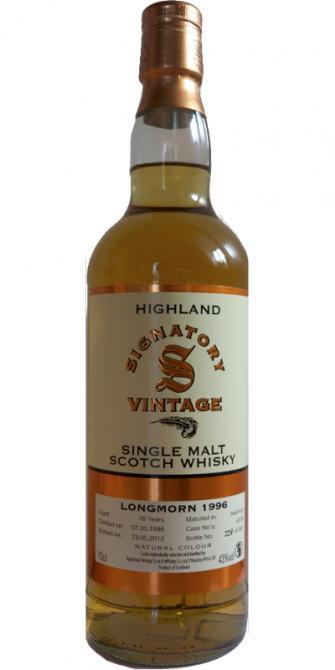 Longmorn 1996 SV Vintage Collection