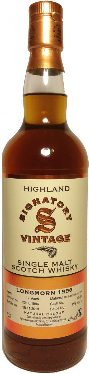 Longmorn 1996 SV Vintage Collection
