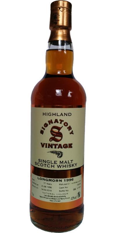 Longmorn 1996 SV Vintage Collection