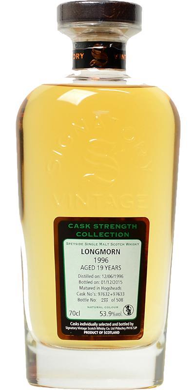Longmorn 1996 SV Cask Strength Collection