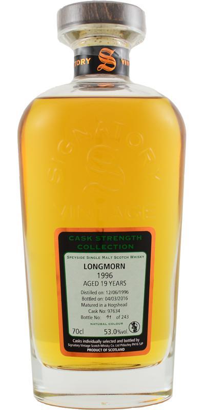 Longmorn 1996 SV Cask Strength Collection