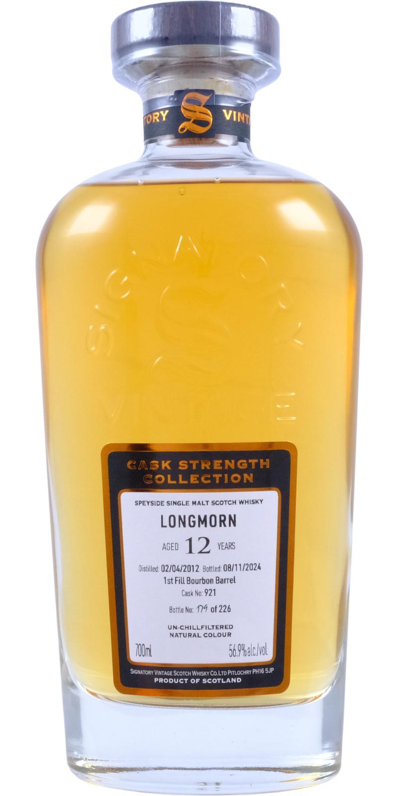 Longmorn 2012 SV Cask Strength Collection