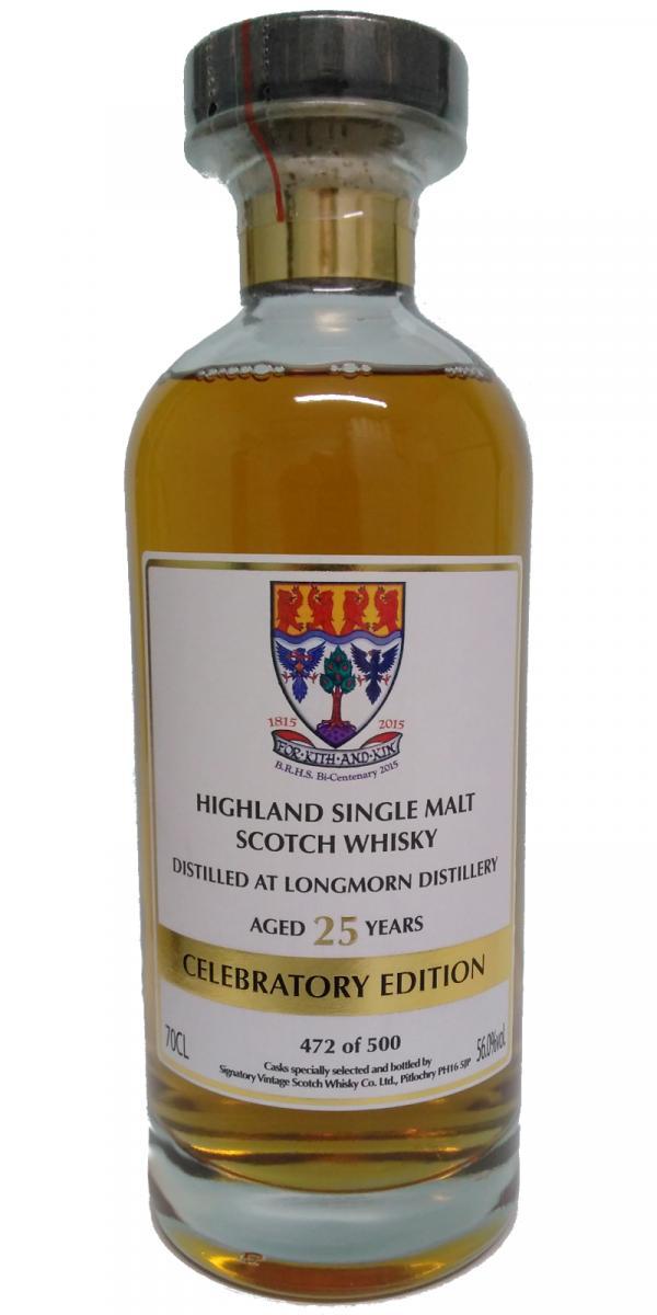 Longmorn 25-year-old SV Celebratory Edition