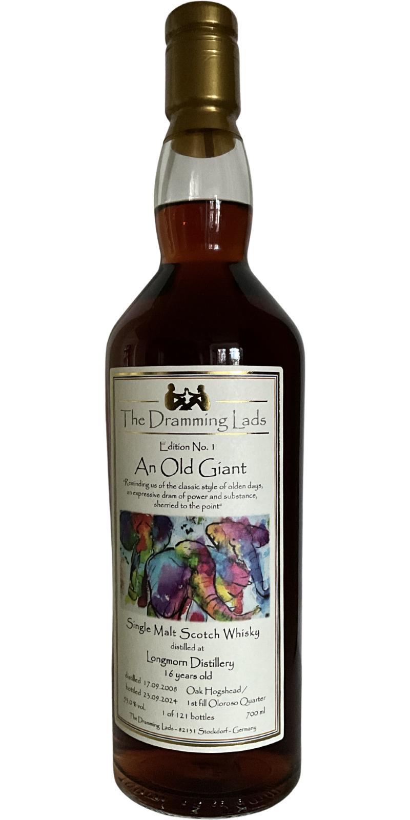 Longmorn 2008 TDmL Edition No. 1