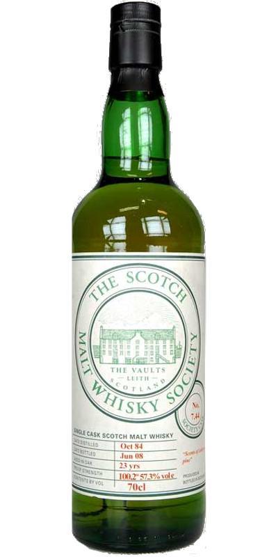 Longmorn 1984 SMWS 7.44 Scents of cedar and pine