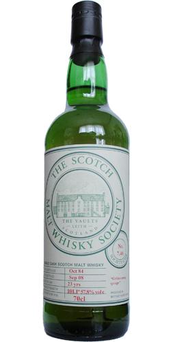 Longmorn 1984 SMWS 7.46 Golden syrup sponge