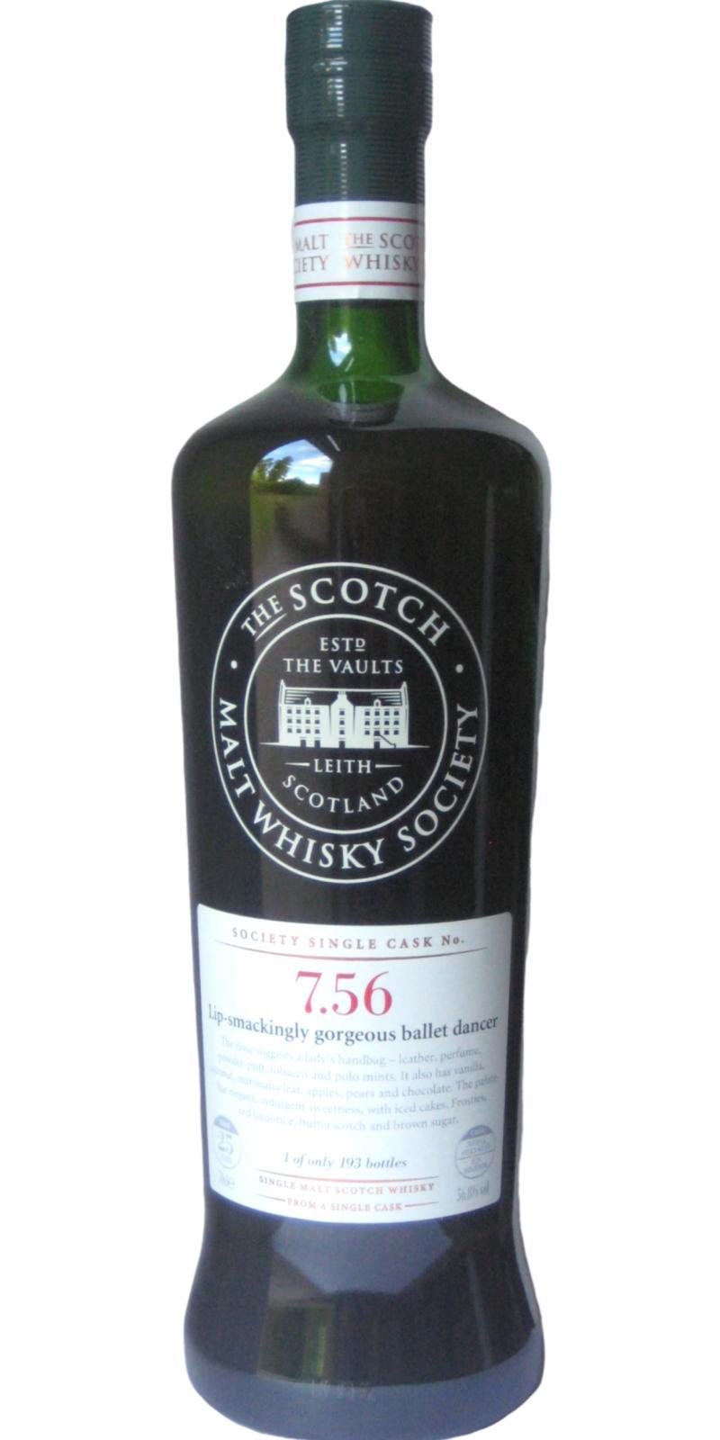 Longmorn 1984 SMWS 7.56 Lip-smackingly gorgeous ballet dancer