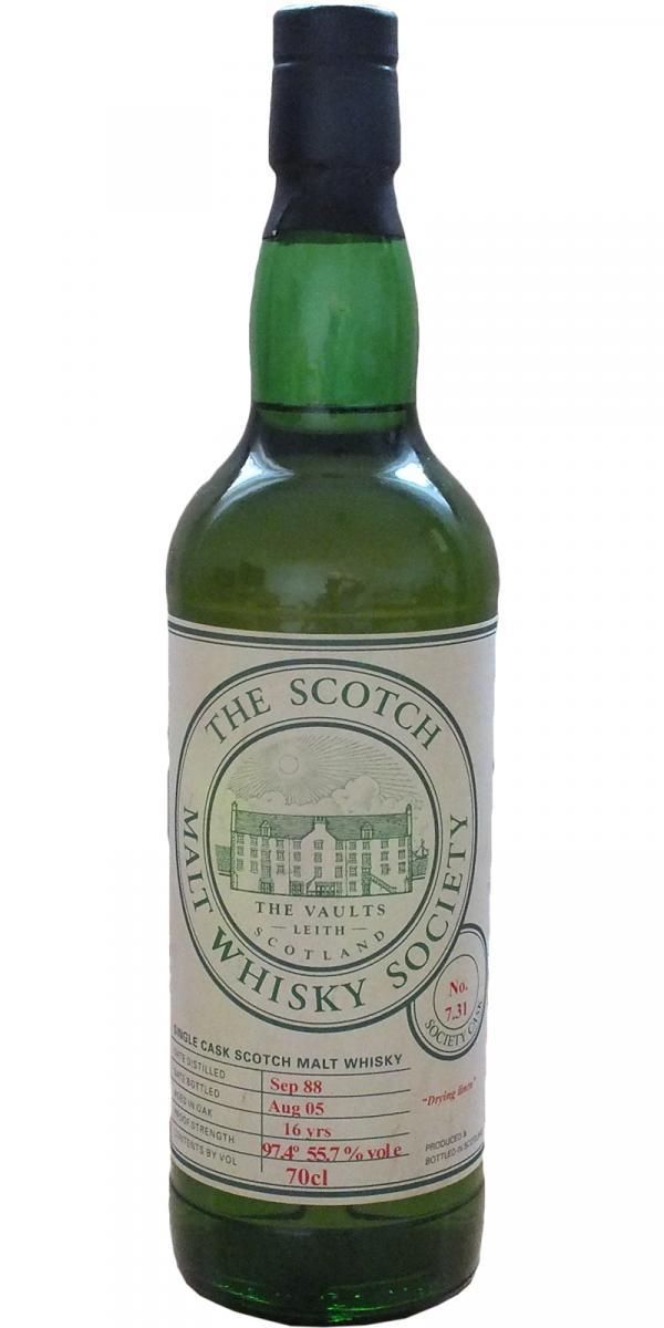 Longmorn 1988 SMWS 7.31 Drying linen
