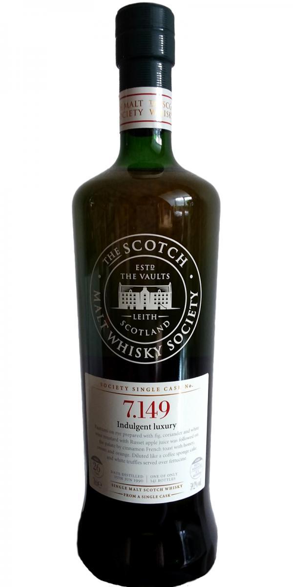 Longmorn 1990 SMWS 7.149 Indulgent luxury