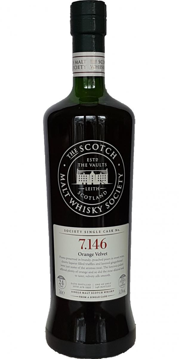 Longmorn 1992 SMWS 7.146 Orange Velvet