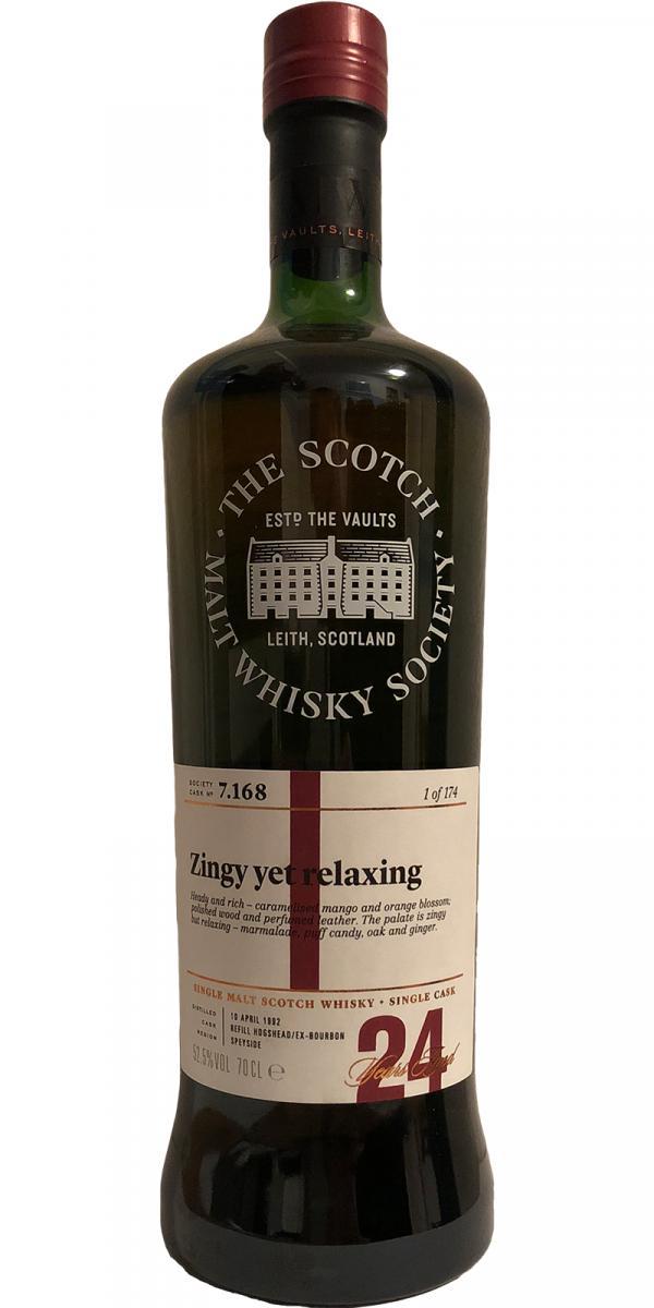 Longmorn 1992 SMWS 7.168 Zingy yet relaxing