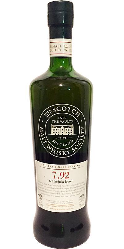 Longmorn 1993 SMWS 7.92 Set the juice loose!