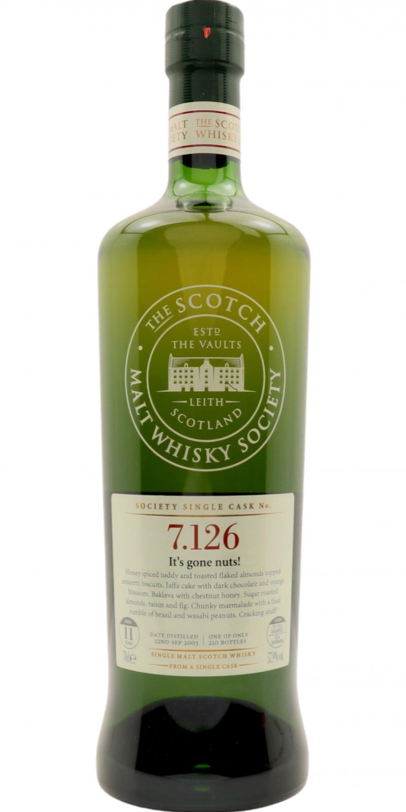 Longmorn 2003 SMWS 7.126 It's gone nuts!