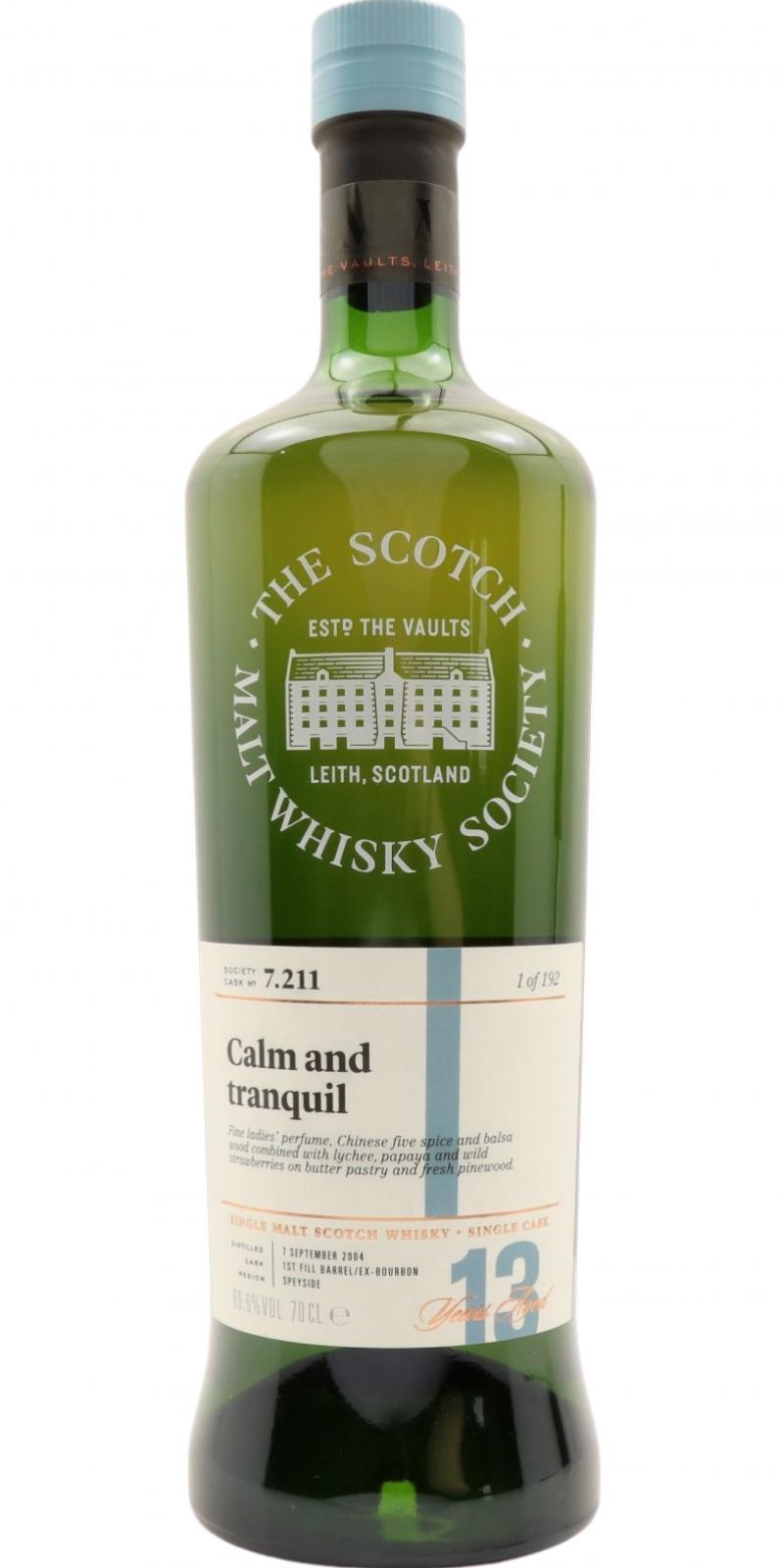 Longmorn 2004 SMWS 7.211 Calm and tranquil